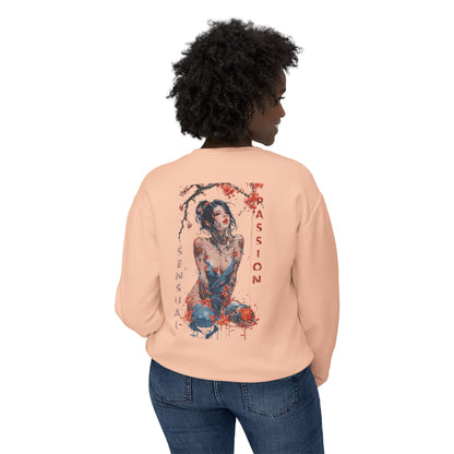 Unisex Lightweight Crewneck Sweatshirt - Women