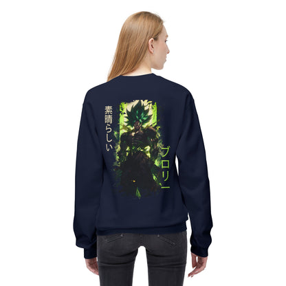 Unisex Midweight Softstyle Fleece Crewneck Sweatshirt - Broly