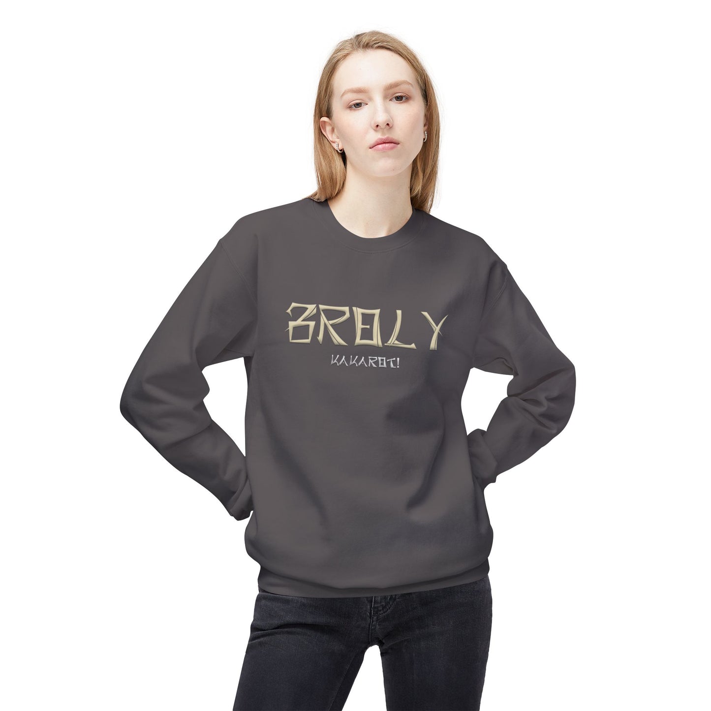 Unisex Midweight Softstyle Fleece Crewneck Sweatshirt - Broly