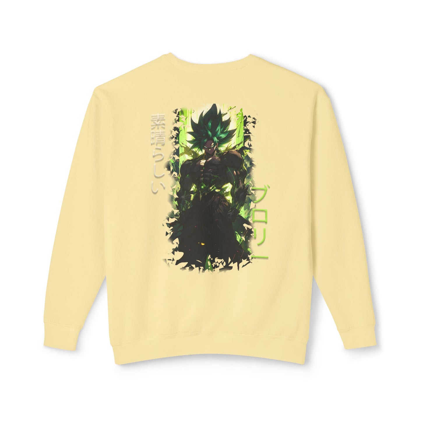 Unisex Lightweight Crewneck Sweatshirt - Broly