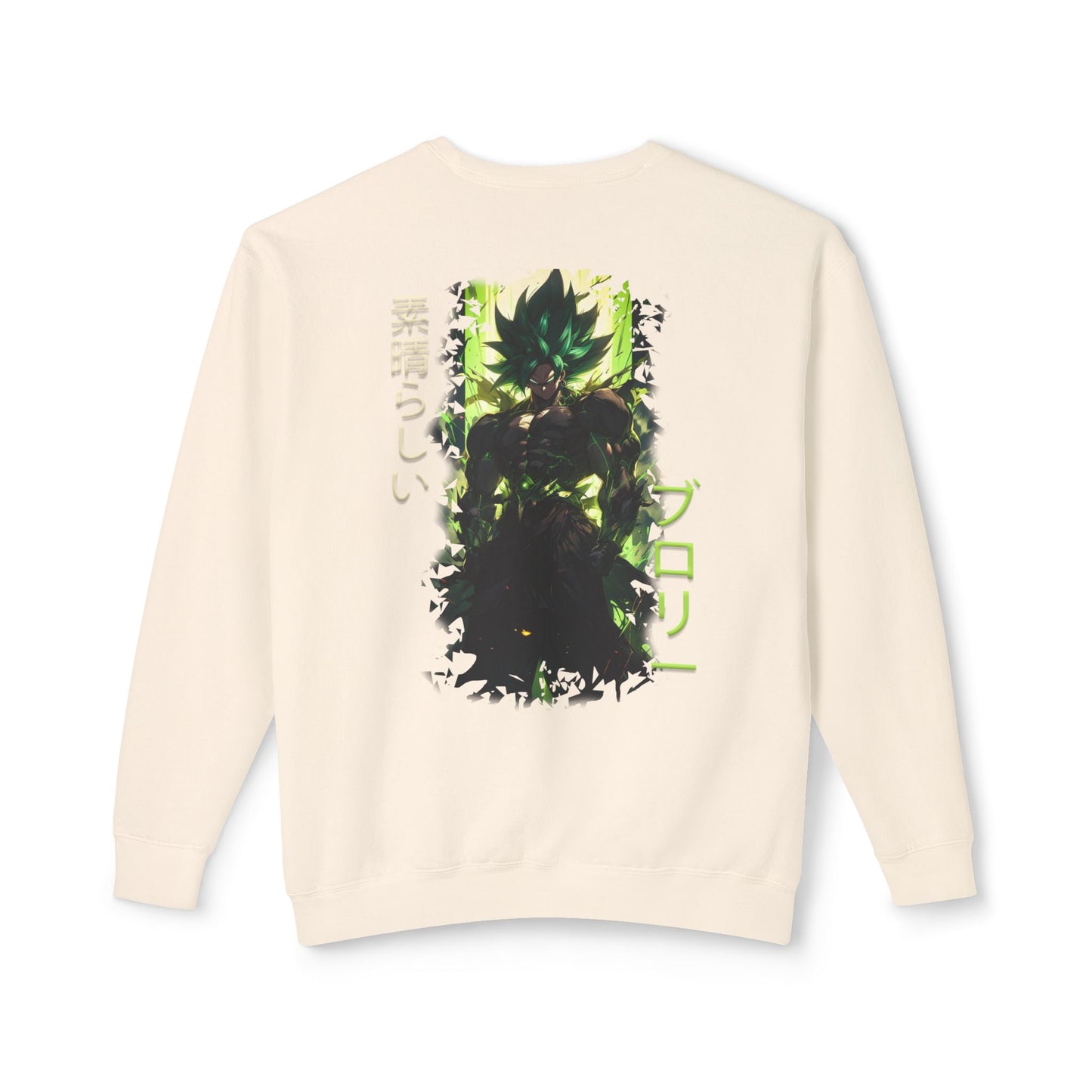Unisex Lightweight Crewneck Sweatshirt - Broly