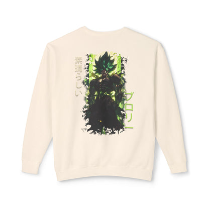 Unisex Lightweight Crewneck Sweatshirt - Broly