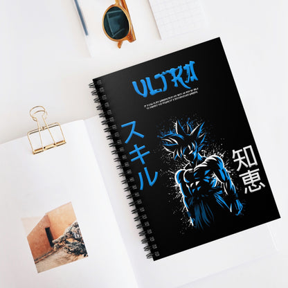 Spiral Notebook - Ruled Line - Ultra Black