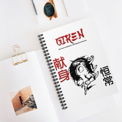 Spiral Notebook - Ruled Line - Giren