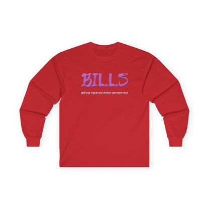 Unisex Ultra Cotton Long Sleeve Tee - Bills