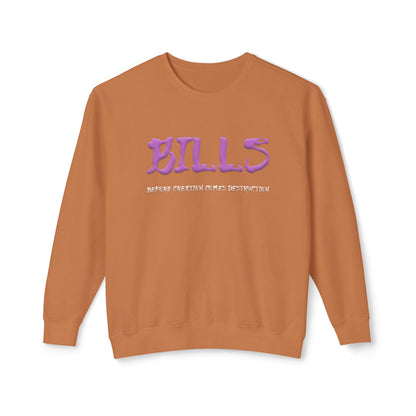Unisex Lightweight Crewneck Sweatshirt - Bills
