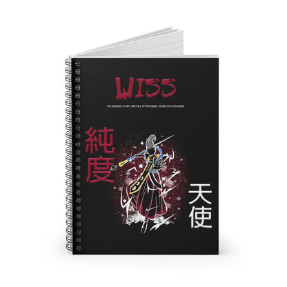 Spiral Notebook - Ruled Line - Wiss Black