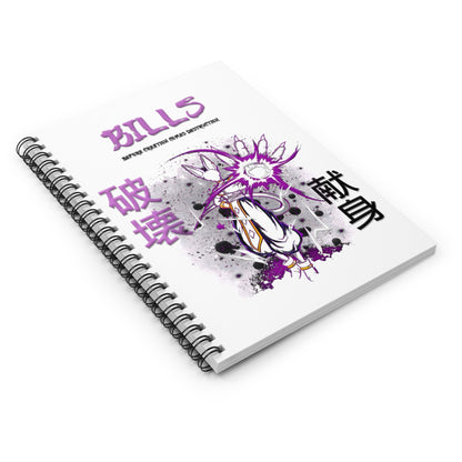 Spiral Notebook - Ruled Line - Bills