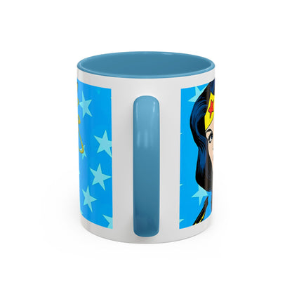 Mug de 11oz con estilos de tus superheroes- (PERSONALIZABLES)