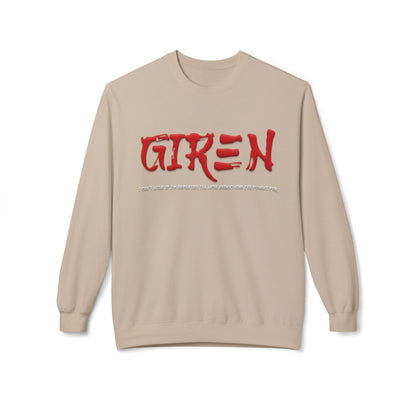 Unisex Midweight Softstyle Fleece Crewneck Sweatshirt - Giren