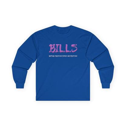 Unisex Ultra Cotton Long Sleeve Tee - Bills