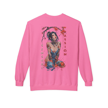 Unisex Midweight Softstyle Fleece Crewneck Sweatshirt - Women