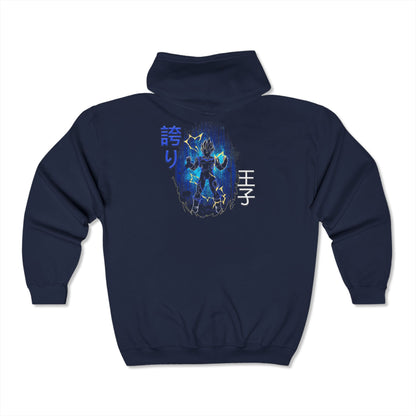 Unisex Heavy Blend™ Full Zip Hooded Sweatshirt - Vegeta