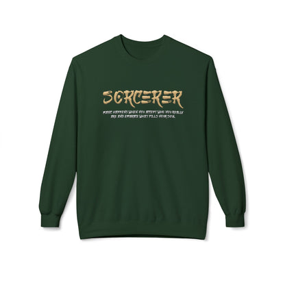 Unisex Midweight Softstyle Fleece Crewneck Sweatshirt - Sorcerer