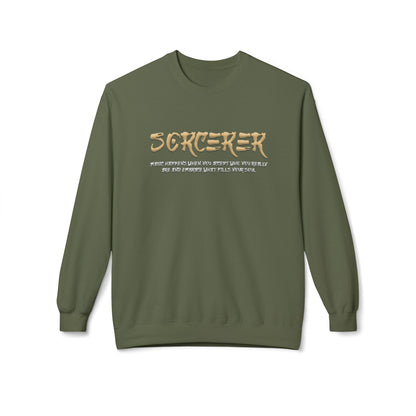 Unisex Midweight Softstyle Fleece Crewneck Sweatshirt - Sorcerer