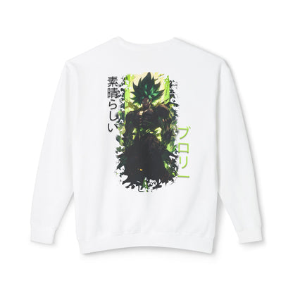 Unisex Lightweight Crewneck Sweatshirt - Broly