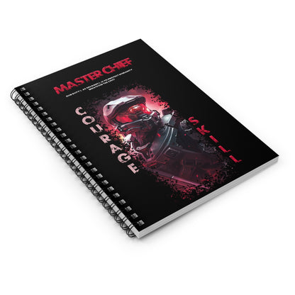 Spiral Notebook - Ruled Line - Master Black