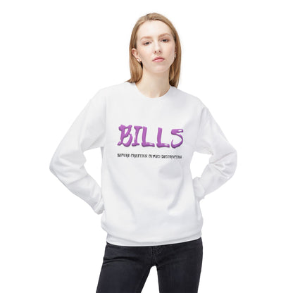 Unisex Midweight Softstyle Fleece Crewneck Sweatshirt - Bills