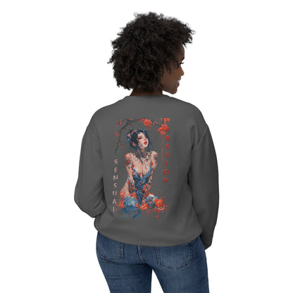Unisex Lightweight Crewneck Sweatshirt - Women