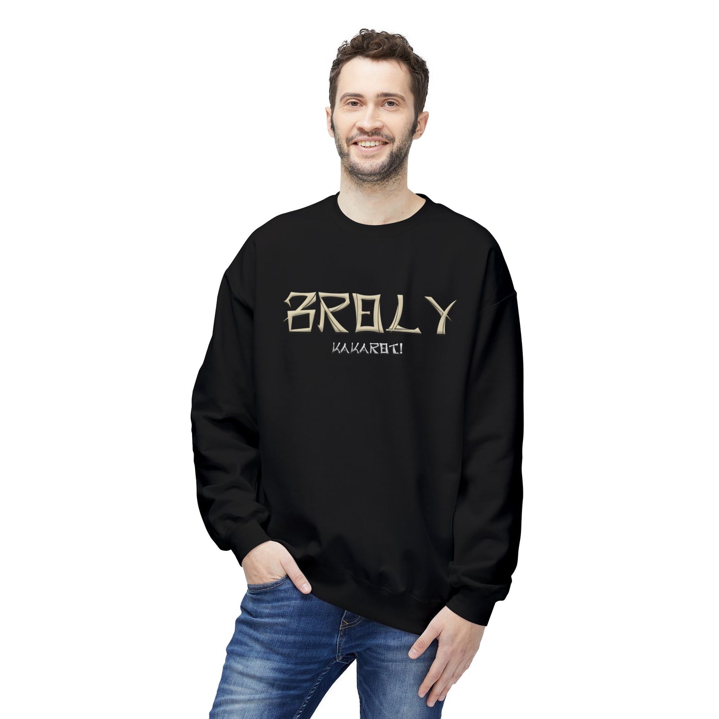 Unisex Midweight Softstyle Fleece Crewneck Sweatshirt - Broly
