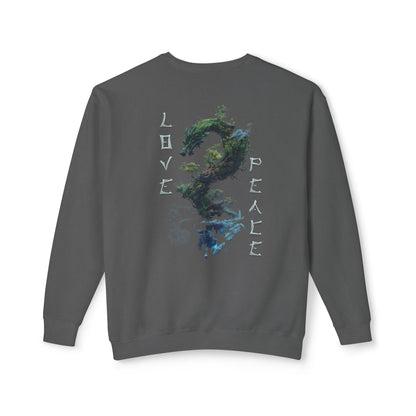 Unisex Lightweight Crewneck Sweatshirt - Dragon