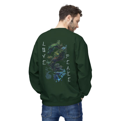 Unisex Midweight Softstyle Fleece Crewneck Sweatshirt - Dragon