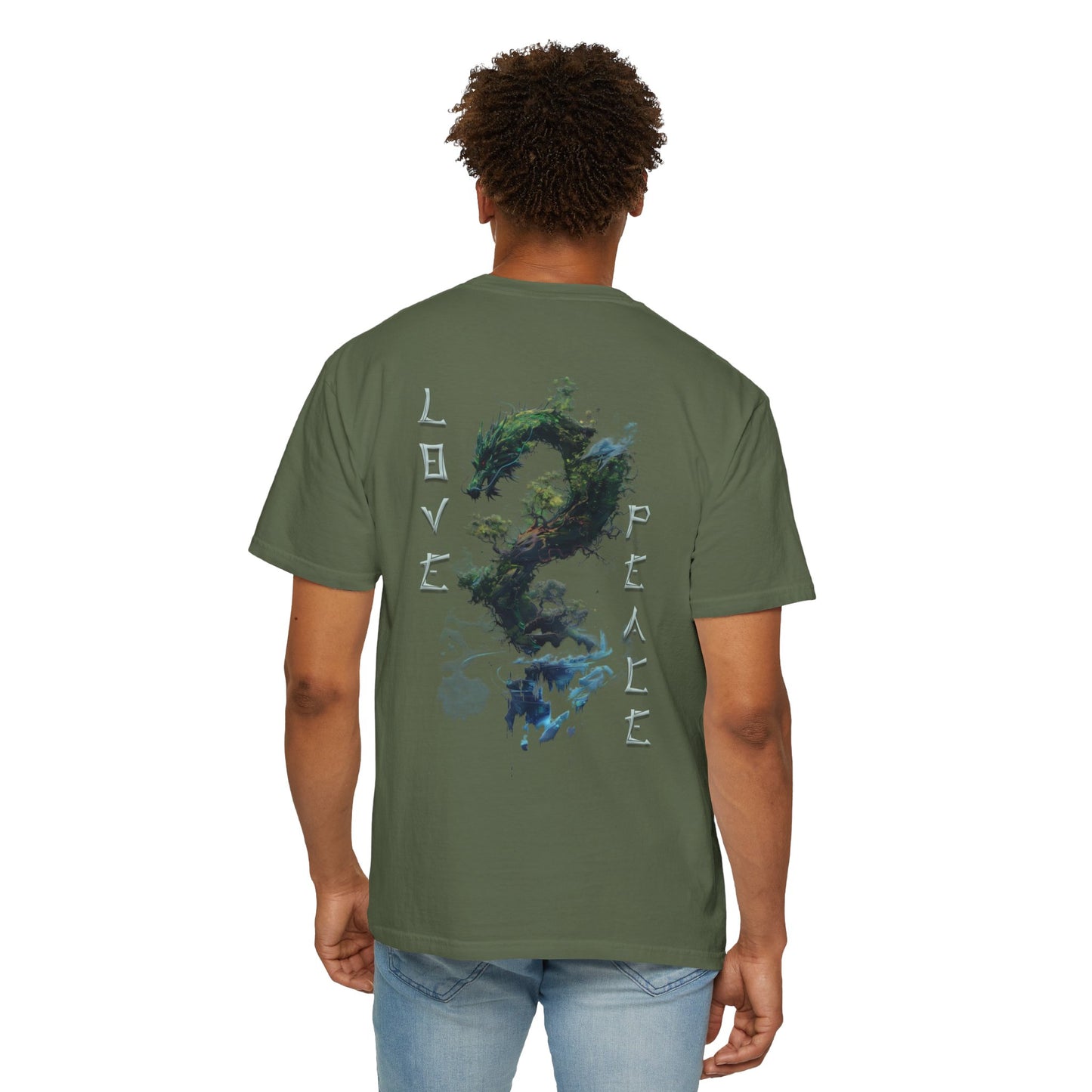 Unisex Garment-Dyed T-shirt - Dragon