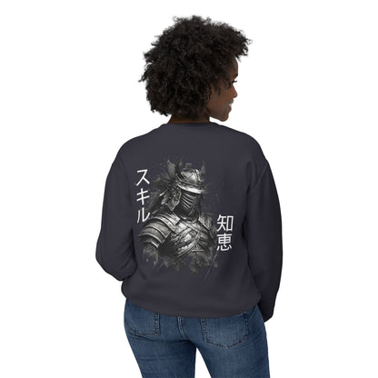 Unisex Lightweight Crewneck Sweatshirt - Samurai Jap