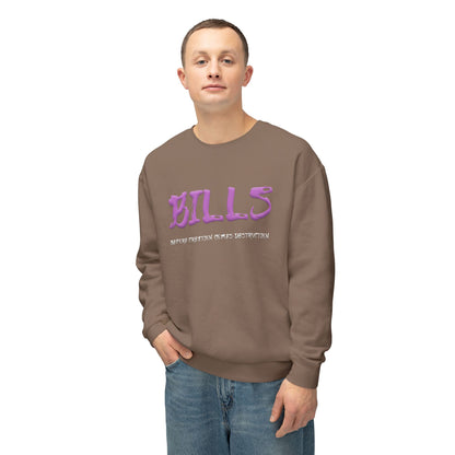 Unisex Lightweight Crewneck Sweatshirt - Bills