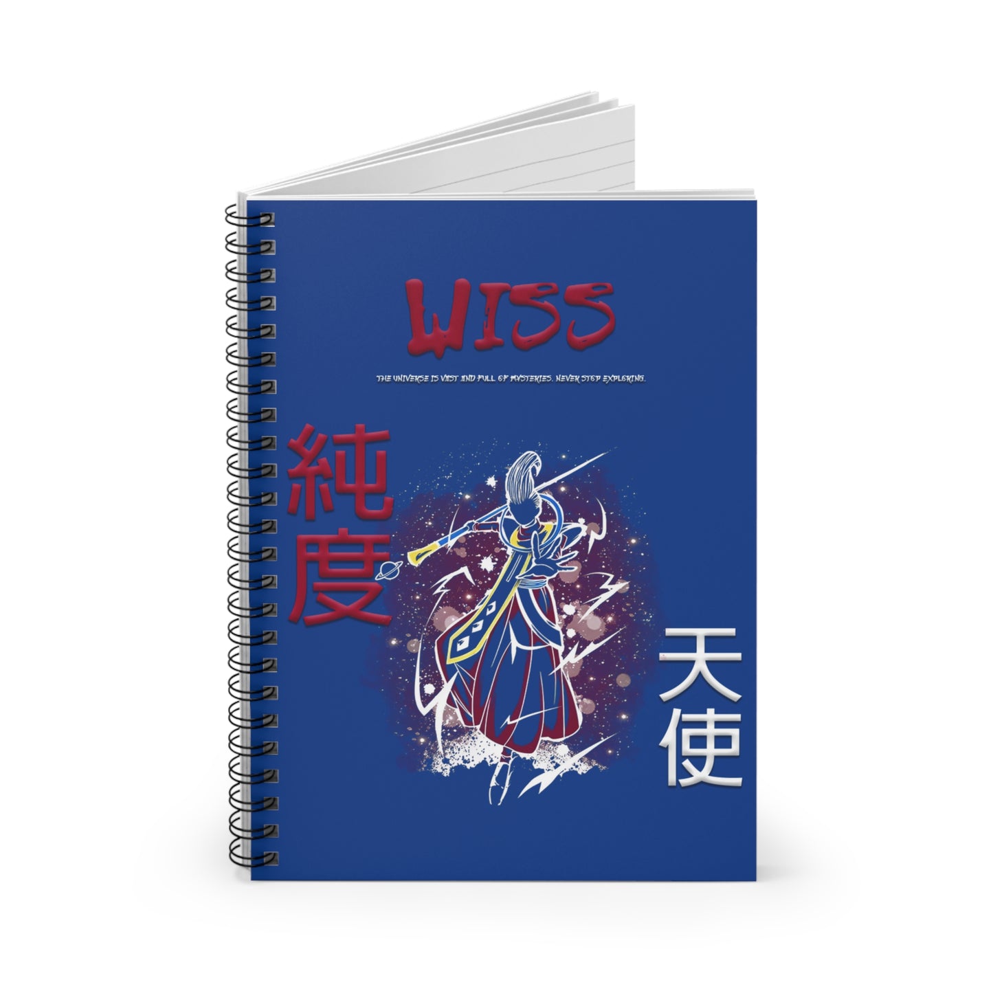 Spiral Notebook - Ruled Line - Wiss Blue