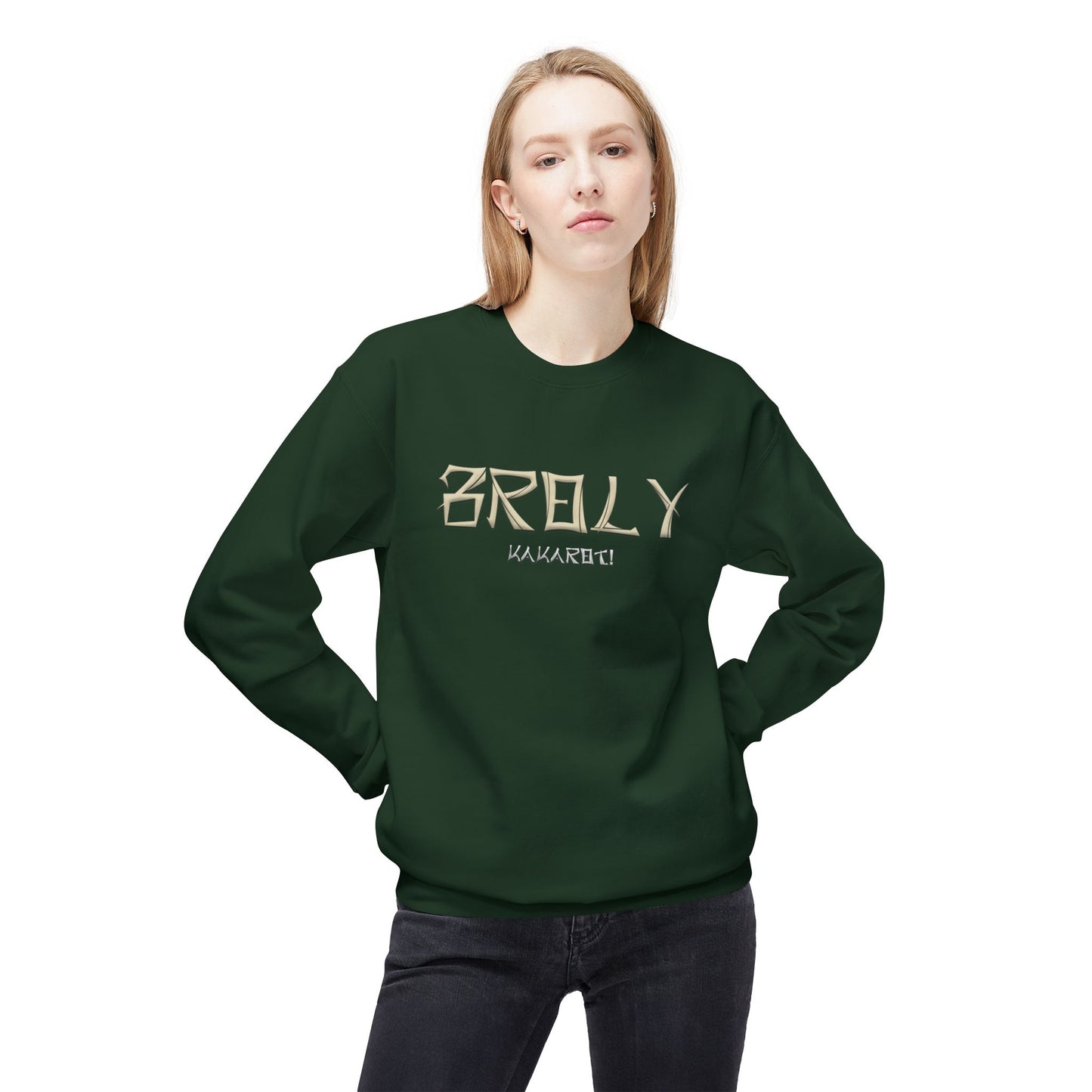 Unisex Midweight Softstyle Fleece Crewneck Sweatshirt - Broly