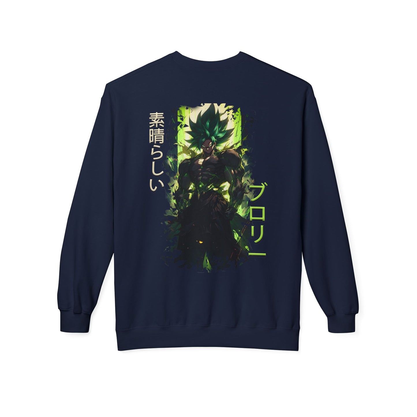 Unisex Midweight Softstyle Fleece Crewneck Sweatshirt - Broly