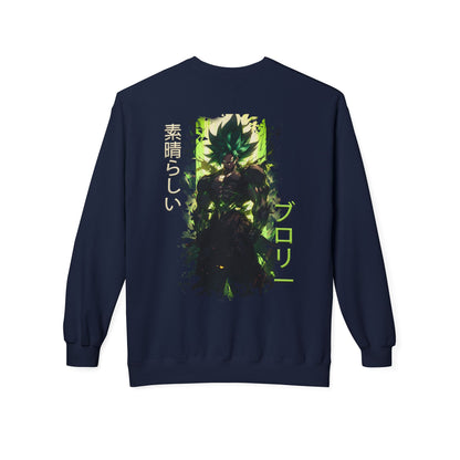 Unisex Midweight Softstyle Fleece Crewneck Sweatshirt - Broly