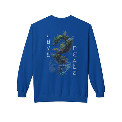 Unisex Midweight Softstyle Fleece Crewneck Sweatshirt - Dragon