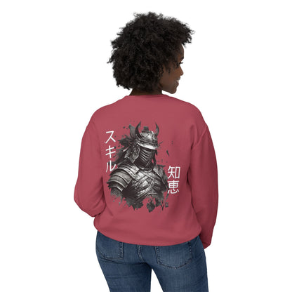 Unisex Lightweight Crewneck Sweatshirt - Samurai Jap