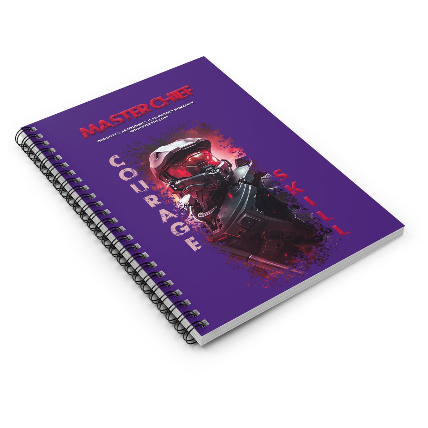 Spiral Notebook - Ruled Line - Master Purple