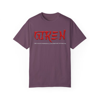Unisex Garment-Dyed T-shirt - Giren