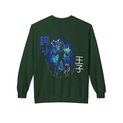 Unisex Midweight Softstyle Fleece Crewneck Sweatshirt - Vegeta
