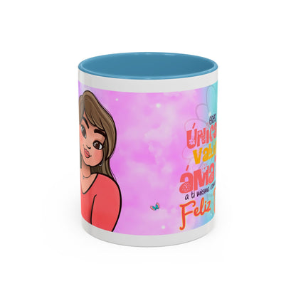 Mug de 11oz con mensajes personalizados- (PERSONALIZABLES)