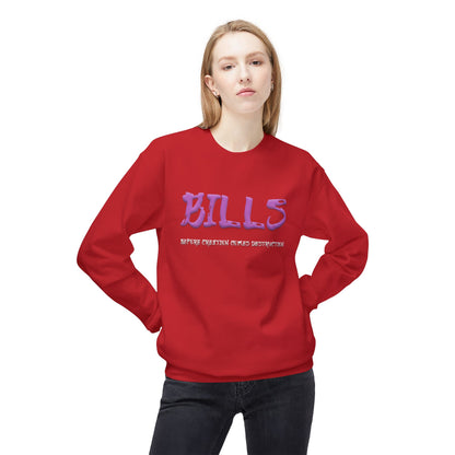 Unisex Midweight Softstyle Fleece Crewneck Sweatshirt - Bills