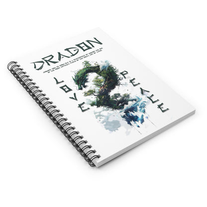 Spiral Notebook - Ruled Line - Dragon