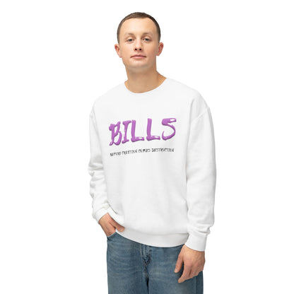 Unisex Lightweight Crewneck Sweatshirt - Bills