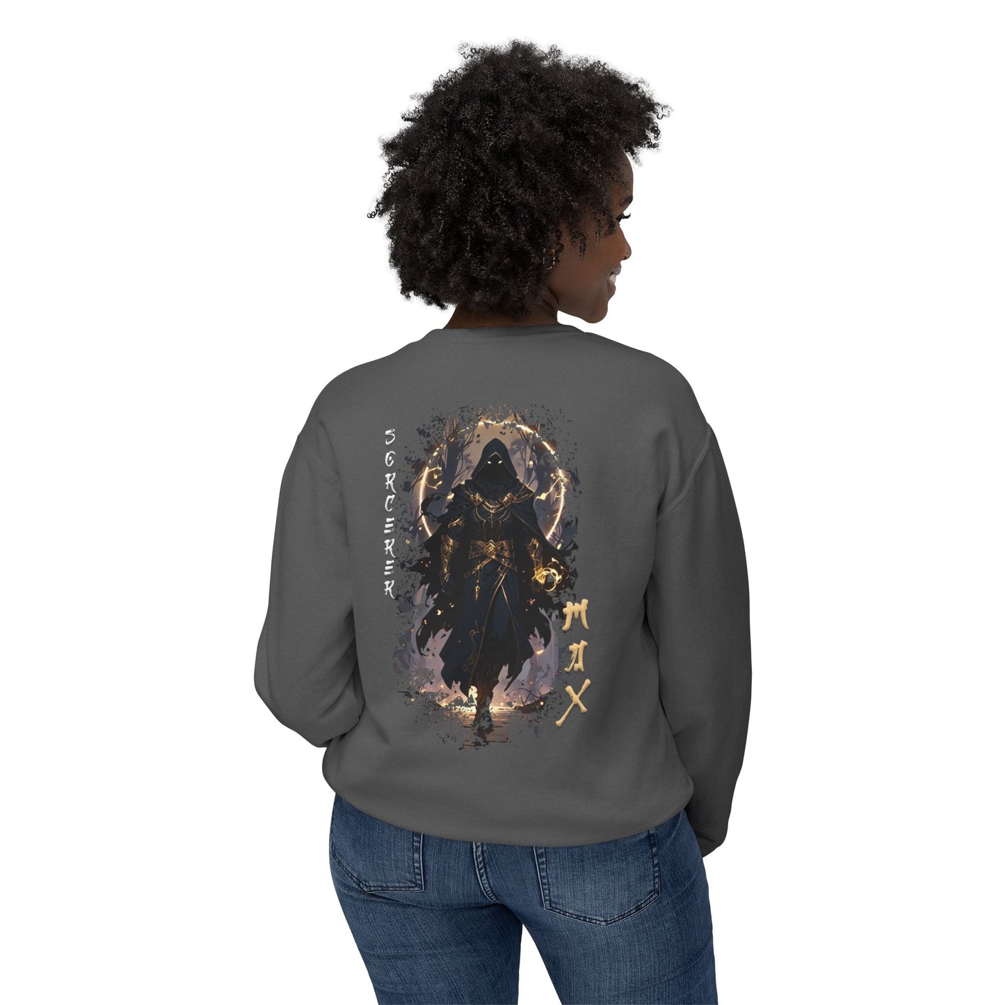 Unisex Lightweight Crewneck Sweatshirt - Sorcerer