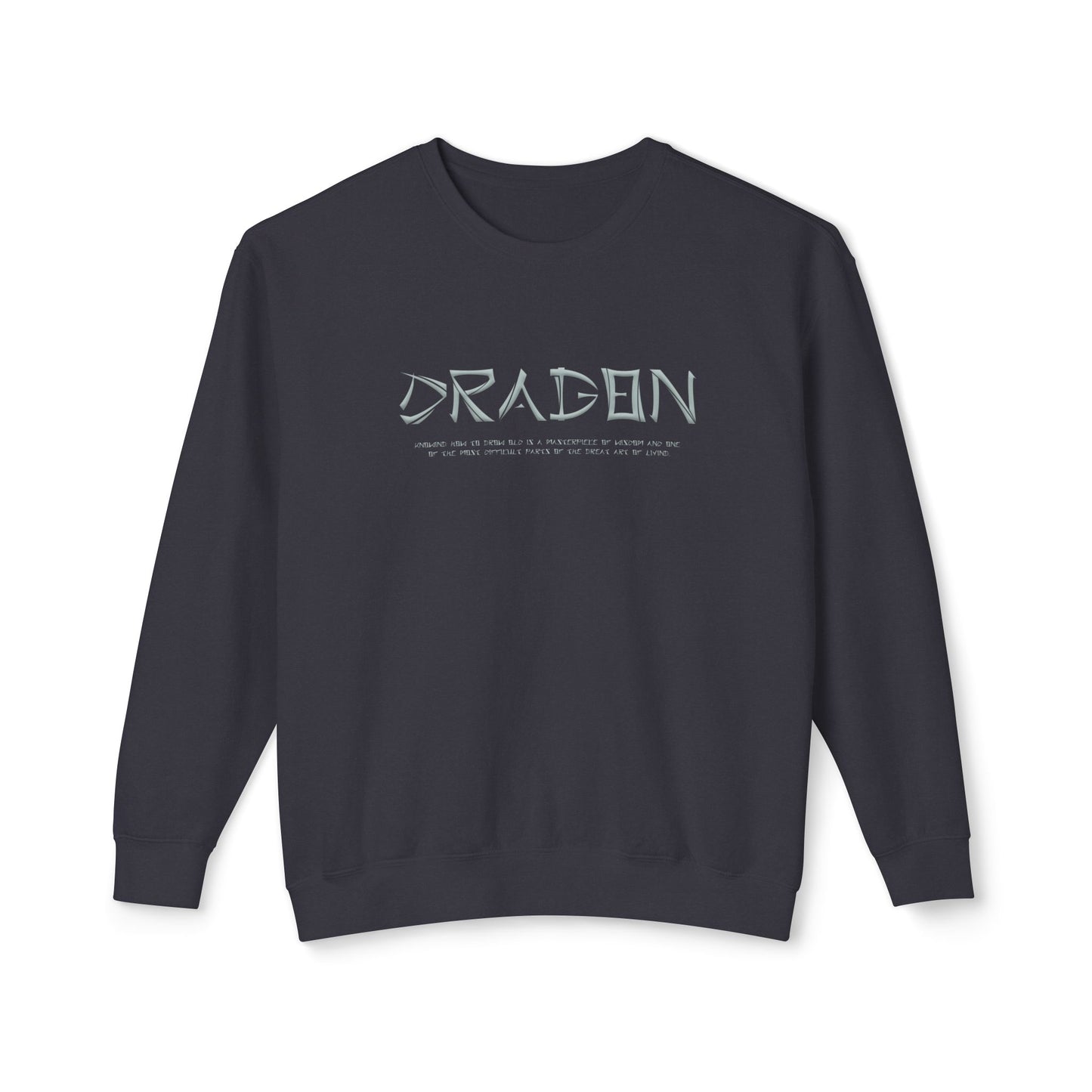 Unisex Lightweight Crewneck Sweatshirt - Dragon