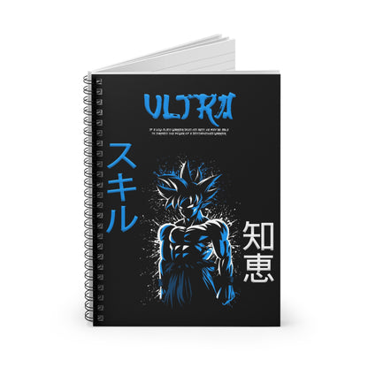 Spiral Notebook - Ruled Line - Ultra Black