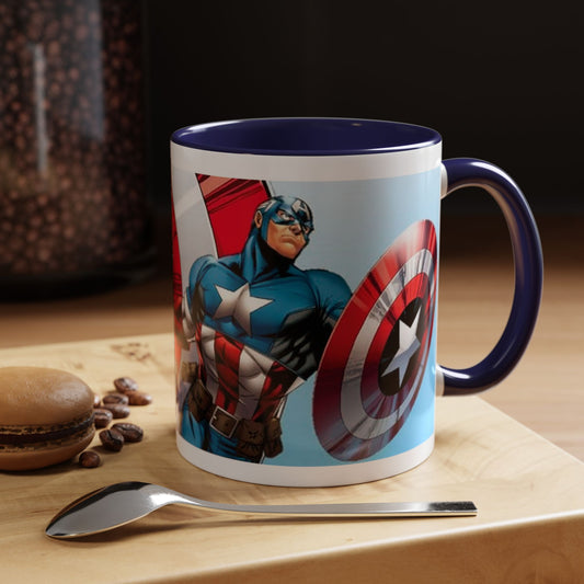 Mug de 11oz con estilos de tus superheroes- (PERSONALIZABLES)
