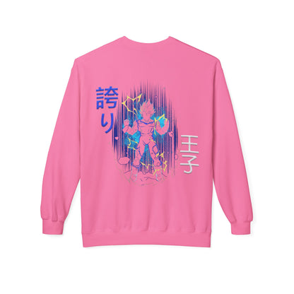 Unisex Midweight Softstyle Fleece Crewneck Sweatshirt - Vegeta