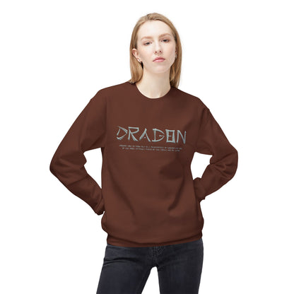 Unisex Midweight Softstyle Fleece Crewneck Sweatshirt - Dragon