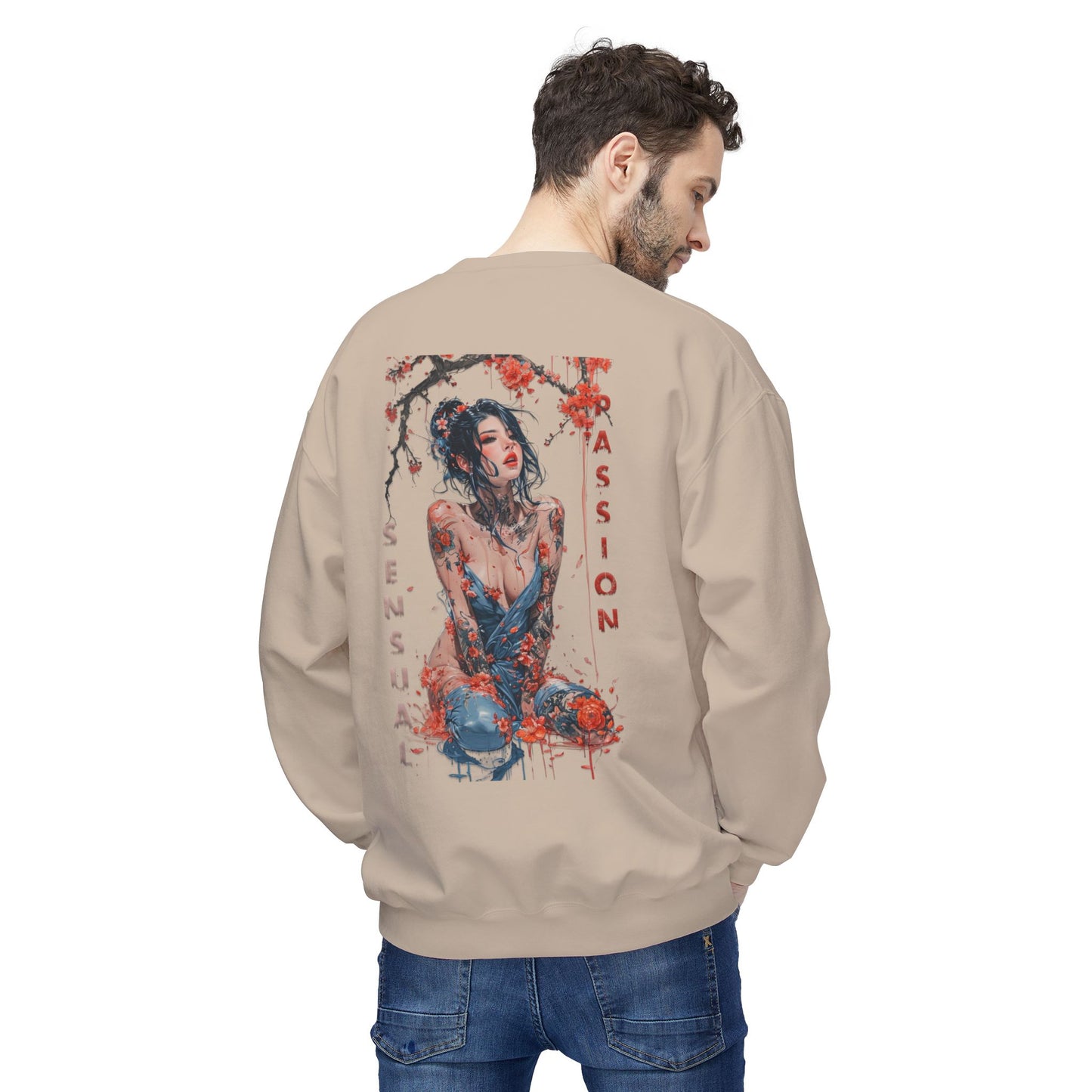 Unisex Midweight Softstyle Fleece Crewneck Sweatshirt - Women