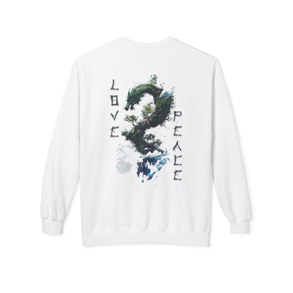 Unisex Midweight Softstyle Fleece Crewneck Sweatshirt - Dragon